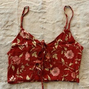 American Eagle Cropped Tank Top